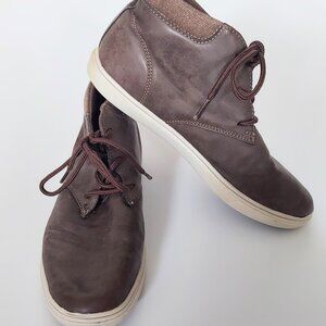 Perry Ellis Portfolio Kids Santa Cruz Brown High Top Sneaker Shoes Size 6